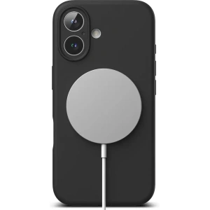 Kup Etui Ringke Silicone Magnetic MagSafe Apple iPhone 16 Black - RGK2019 - {ean13} - Sklep Home Screen
