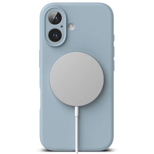 Kup Etui Ringke Silicone Magnetic MagSafe Apple iPhone 16 Blue - RGK2021 - {ean13} - Sklep Home Screen