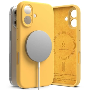 Kup Etui Ringke Silicone Magnetic MagSafe Apple iPhone 16 Sárga - RGK2022 - {ean13} - Sklep Home Screen