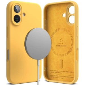 Kup Ringke Silicone Magnetic MagSafe Apple iPhone 16 Galben - RGK2022 - {ean13} - Sklep Home Screen