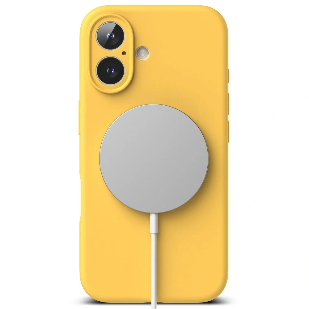 Etui Ringke Silicone Magnetic MagSafe Apple iPhone 16 Yellow - iPhone 16 - Ringke