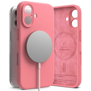 Kup Etui Ringke Silicone Magnetic MagSafe Apple iPhone 16 Pink - RGK2023 - {ean13} - Sklep Home Screen