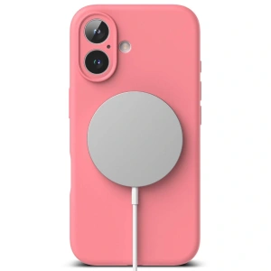 Kup Etui Ringke Silicone Magnetic MagSafe Apple iPhone 16 Pink - RGK2023 - {ean13} - Sklep Home Screen