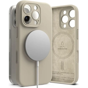 Kup Etui Ringke Silicone Magnetic MagSafe Apple iPhone 16 Pro Stone - RGK2027 - {ean13} - Sklep Home Screen