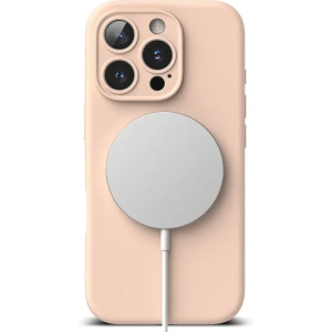 Kup Ringke Silicone Magnetic MagSafe Apple iPhone 16 Pro v barvě růžového písku - RGK2028 - {ean13} - Sklep Home Screen