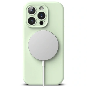 Kup Ringke Silicone Magnetic MagSafe Apple iPhone 16 Pro Soft Mint - RGK2029 - {ean13} - Sklep Home Screen