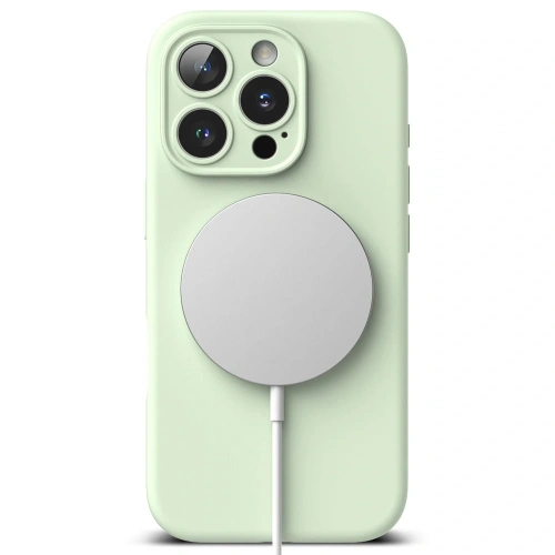 Kup Etui Ringke Silicone Magnetic MagSafe Apple iPhone 16 Pro Soft Mint - RGK2029 - {ean13} - Sklep Home Screen