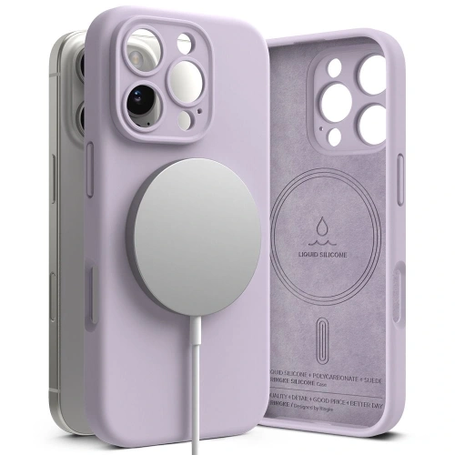Kup Ringke Silicone Magnetic MagSafe Apple iPhone 16 Pro světle fialové - RGK2030 - {ean13} - Sklep Home Screen