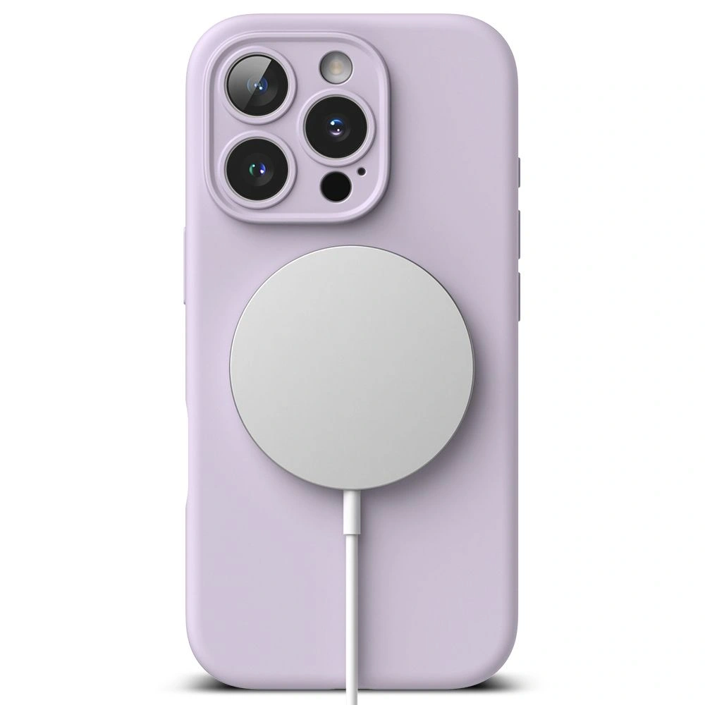 Etui Ringke Silicone Magnetic MagSafe Apple iPhone 16 Pro Light Purple - iPhone 16 Pro - Ringke