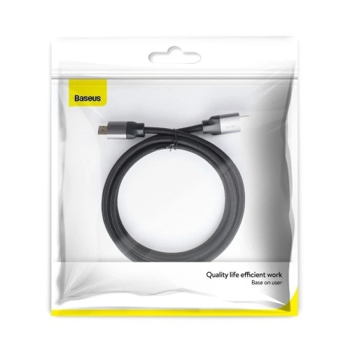 Kup Cablu HDMI 2.0 Baseus Enjoyment Series, 4K, 3D, 2m (gri) - BSU916GRY - {ean13} - Sklep Home Screen