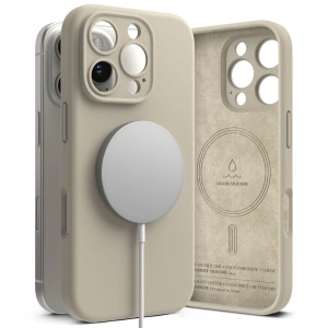 Kup Etui Ringke Silicone Magnetic MagSafe Apple iPhone 16 Pro Max Stone - RGK2035 - {ean13} - Sklep Home Screen