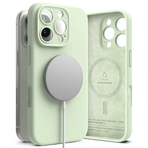 Kup Etui Ringke Silicone Magnetic MagSafe Apple iPhone 16 Pro Max Soft Mint - RGK2037 - {ean13} - Sklep Home Screen