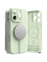 Case Ringke Silicone Magnetic MagSafe Apple iPhone 16 Pro Max Soft Mint - iPhone 16 Pro Max - Ringke