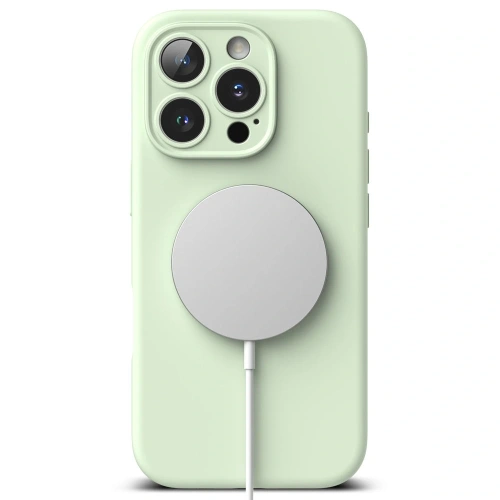 Kup Etui Ringke Silicone Magnetic MagSafe Apple iPhone 16 Pro Max Soft Mint - RGK2037 - {ean13} - Sklep Home Screen