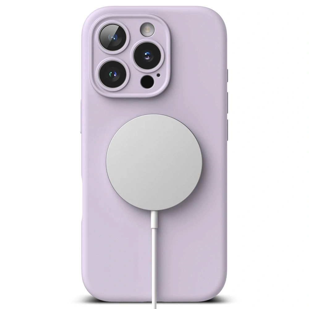 Etui Ringke Silicone Magnetic MagSafe Apple iPhone 16 Pro Max Light Purple - iPhone 16 Pro Max - Ringke