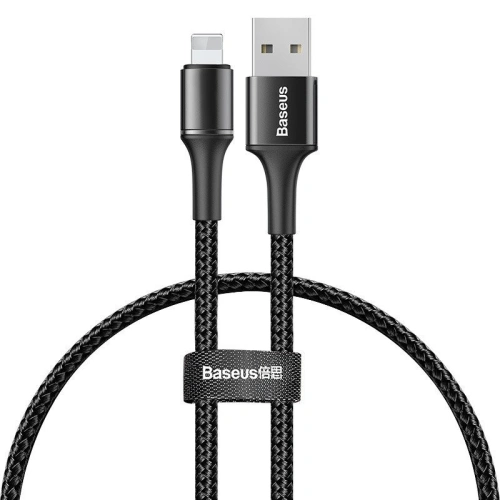 Buy Baseus halo data cable USB For iP 2.4A 0.25m Black - BSU917BLK - {ean13} - Home Screen Store Europe