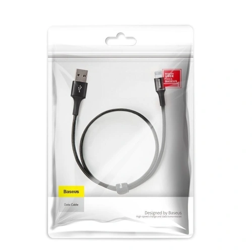 Buy Baseus halo data cable USB For iP 2.4A 0.25m Black - BSU917BLK - {ean13} - Home Screen Store Europe