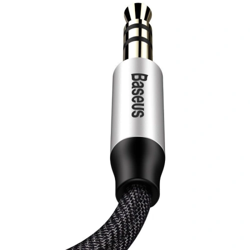 Kup Kabel audio mini jack 3,5mm AUX Baseus Yiven 1,5m (černá-stříbrná) - BSU919BLKSLV - {ean13} - Sklep Home Screen