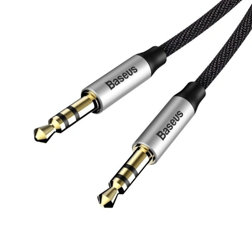 Kup Kabel audio mini jack 3,5mm AUX Baseus Yiven 1,5m (černá-stříbrná) - BSU919BLKSLV - {ean13} - Sklep Home Screen