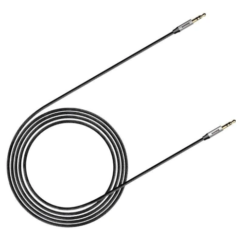 Kup Kabel audio mini jack 3,5mm AUX Baseus Yiven 1,5m (černá-stříbrná) - BSU919BLKSLV - {ean13} - Sklep Home Screen