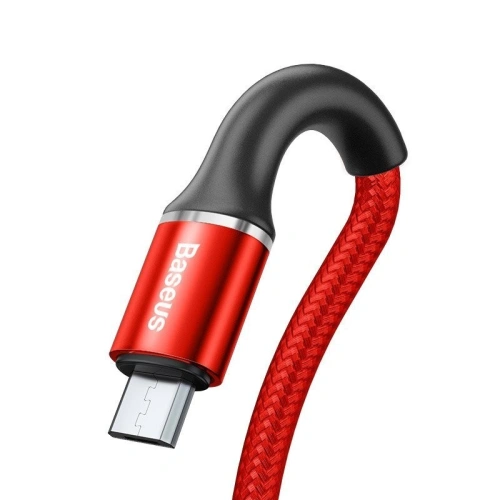 Kup Cablu micro USB cu iluminare LED Baseus Halo 3A 0,25m (roșu) - BSU920RED - {ean13} - Sklep Home Screen