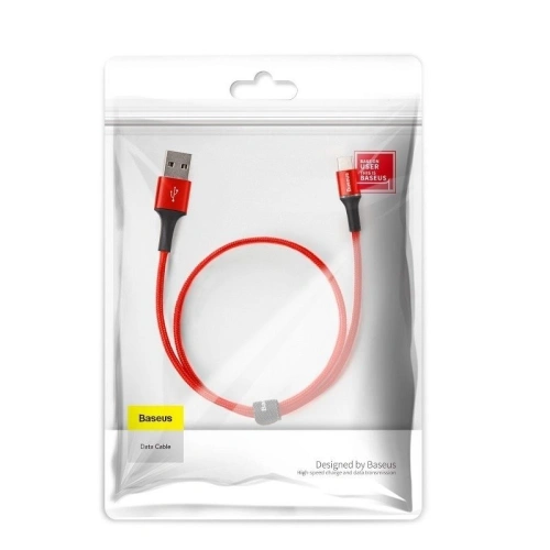 Buy Baseus halo data cable USB For Type-C 3A 0.25m Red - BSU921RED - {ean13} - Home Screen Store Europe