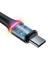Kup USB-C kábel LED világítással Baseus Halo Huawei SuperCharge-hoz, 5A, 0,5m, 40W (fekete) - BSU922BLK - {ean13} - Sklep Home Screen