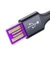 Kup USB-C kábel LED világítással Baseus Halo Huawei SuperCharge-hoz, 5A, 0,5m, 40W (fekete) - BSU922BLK - {ean13} - Sklep Home Screen