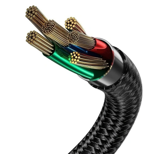 Buy Baseus halo data HW flash charge cable USB For Type-C 40W 0.5m Black - BSU922BLK - {ean13} - Home Screen Store Europe
