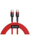 Cablu USB-C PD Baseus Cafule PD 2.0 QC 3.0 60W 2m (roșu)