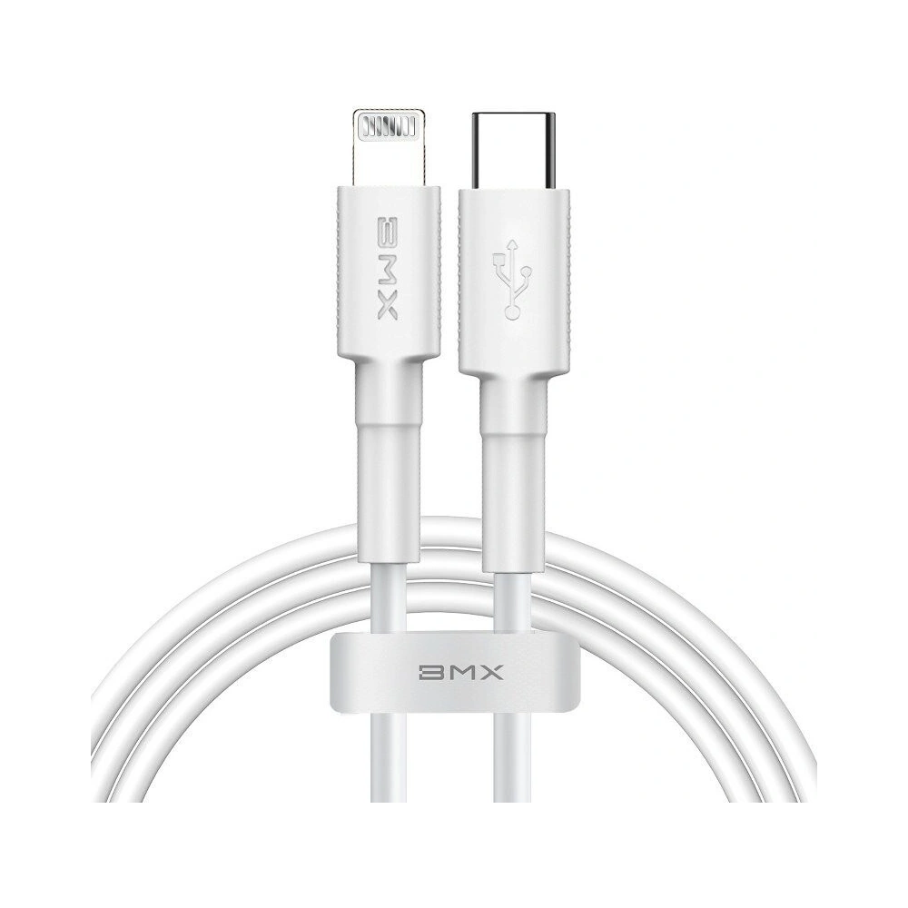 Kabel USB-C do Lightning Baseus BMX Mini White, MFi, Power Delivery, 18W, 1,2m (biały)