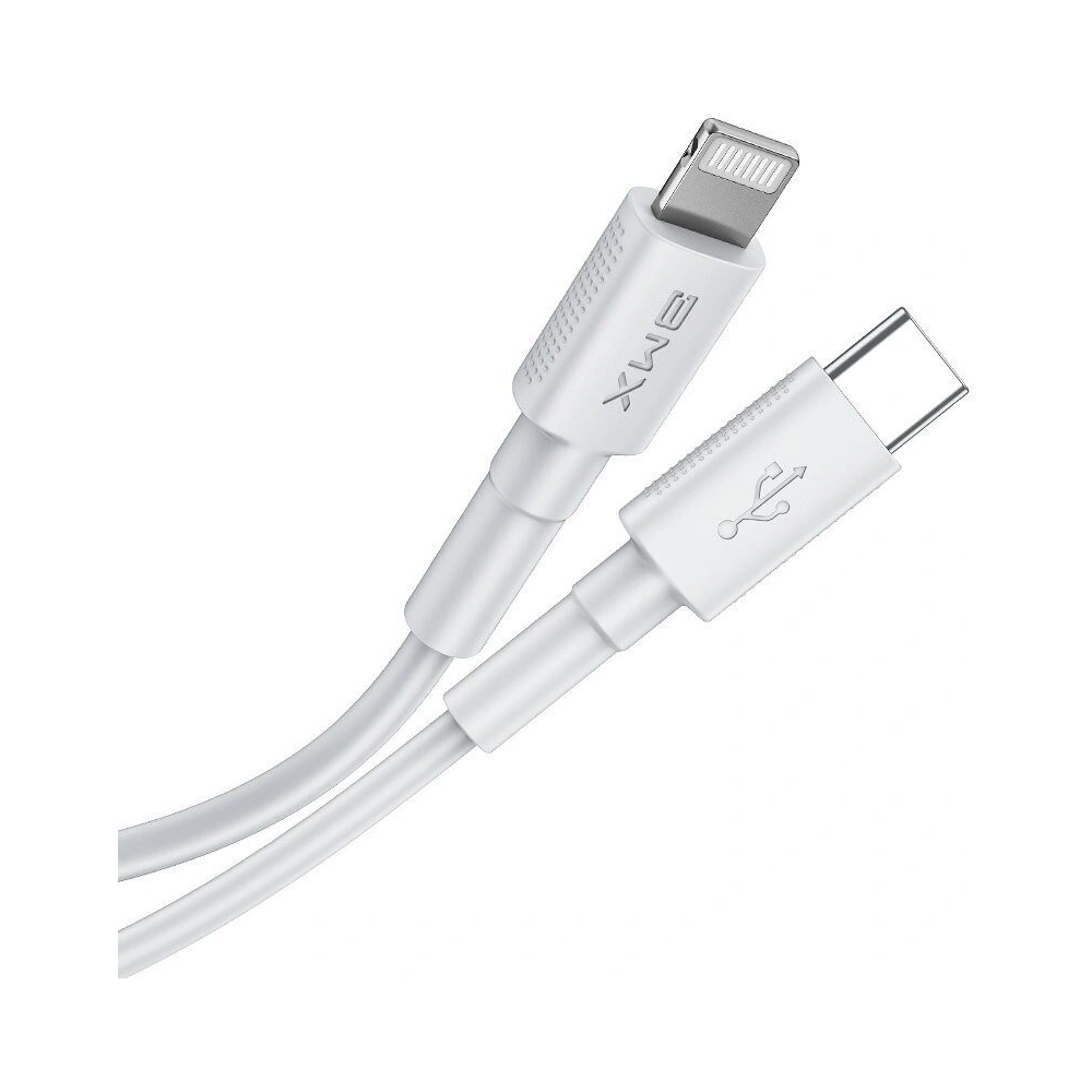 Kabel USB-C do Lightning Baseus BMX Mini White, MFi, Power Delivery, 18W, 1,2m (biały)