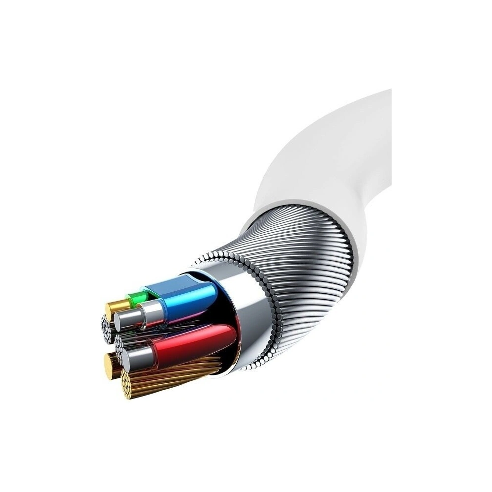 Kabel USB-C do Lightning Baseus BMX Mini White, MFi, Power Delivery, 18W, 1,2m (biały)