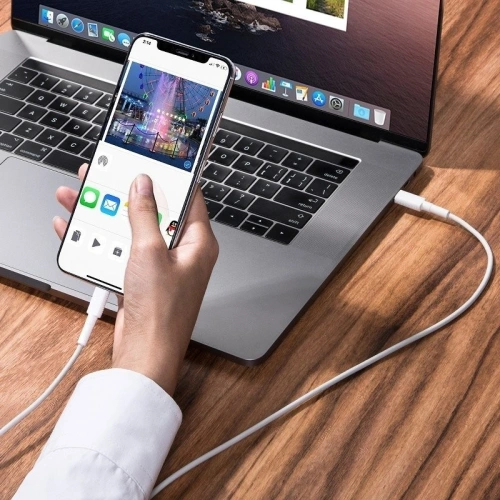 Kup Baseus USB-C zu Lightning Kabel BMX Mini Weiß, MFi, Power Delivery, 18W, 1.2m (weiß) - BSU932WHT - {ean13} - Sklep Home Screen