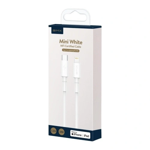 Kup Baseus USB-C zu Lightning Kabel BMX Mini Weiß, MFi, Power Delivery, 18W, 1.2m (weiß) - BSU932WHT - {ean13} - Sklep Home Screen