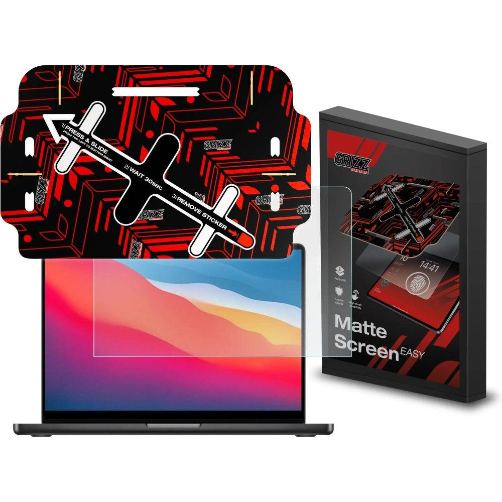 Folia matowa GrizzGlass MatteScreen Easy do Apple MacBook Air 13" 2020 - MacBook - GrizzGlass