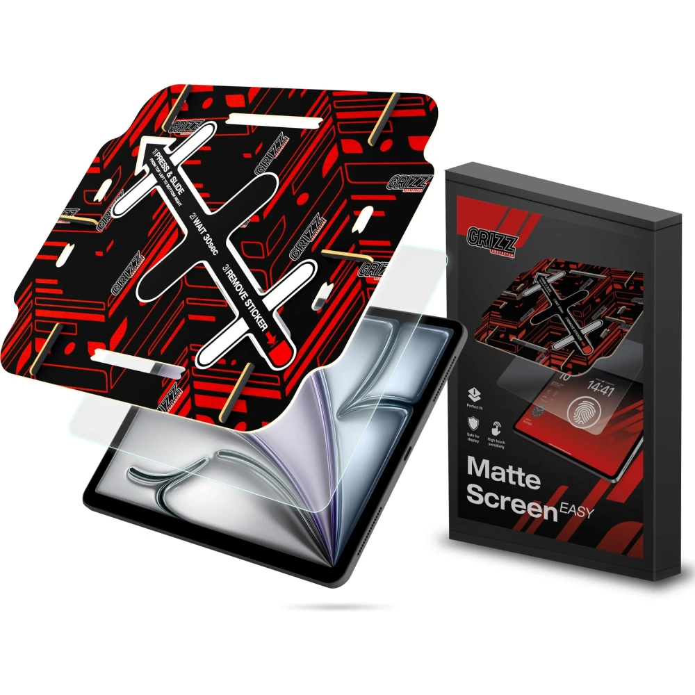 Folia matowa GrizzGlass MatteScreen Easy do Apple iPad 10th 10,9" - iPad 10.9" 2022 (10. generacji) - GrizzGlass