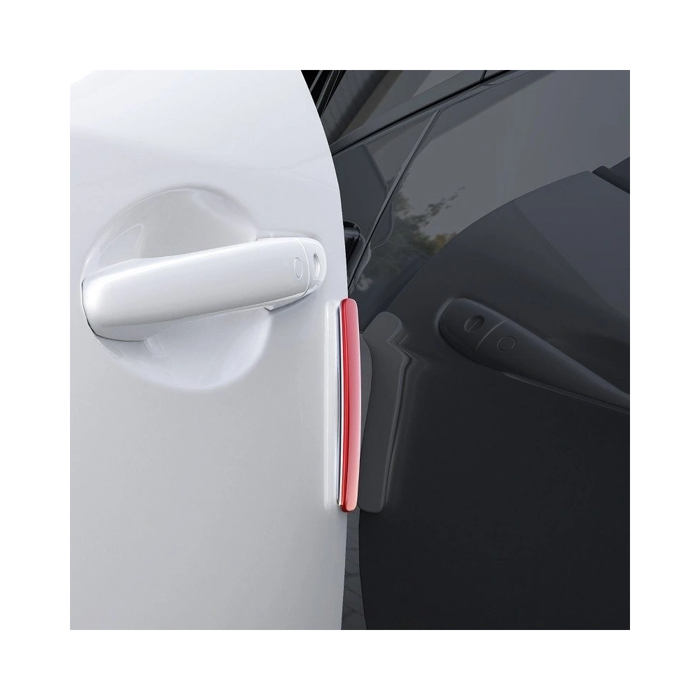 Listwa ochronna, odbojnik Baseus Streamlined do drzwi samochodu 4szt. (czerwona)