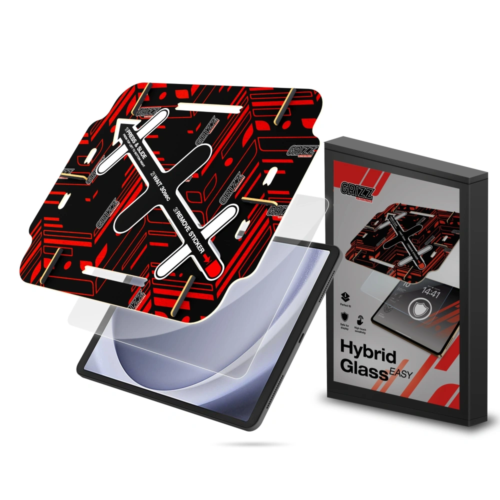 Szkło hybrydowe GrizzGlass HybridGlass Easy do Samsung Galaxy Tab A9 - Galaxy Tab A9 - GrizzGlass