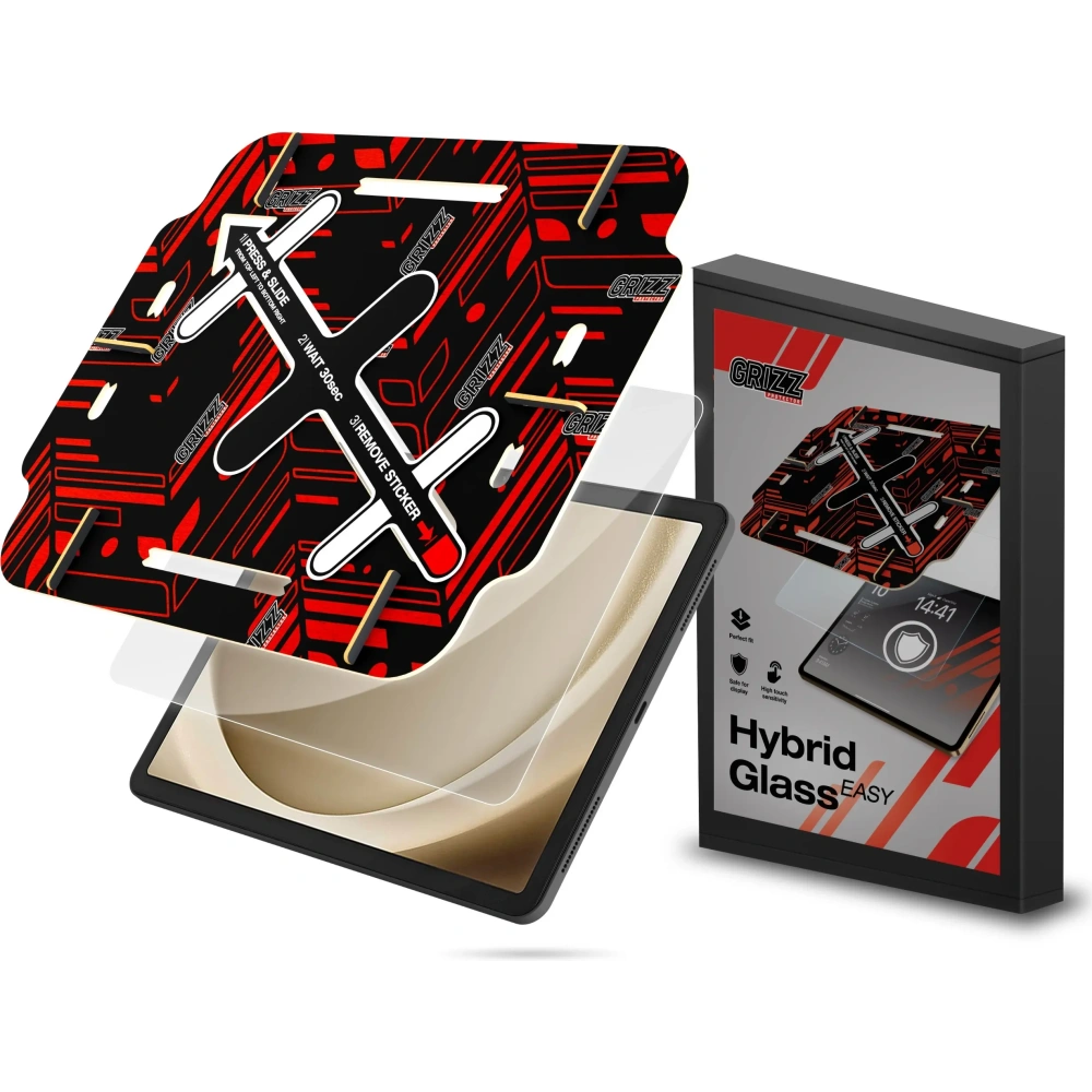 Szkło hybrydowe GrizzGlass HybridGlass Easy do Samsung Galaxy Tab A9 Plus - Galaxy Tab A9+ Plus - GrizzGlass