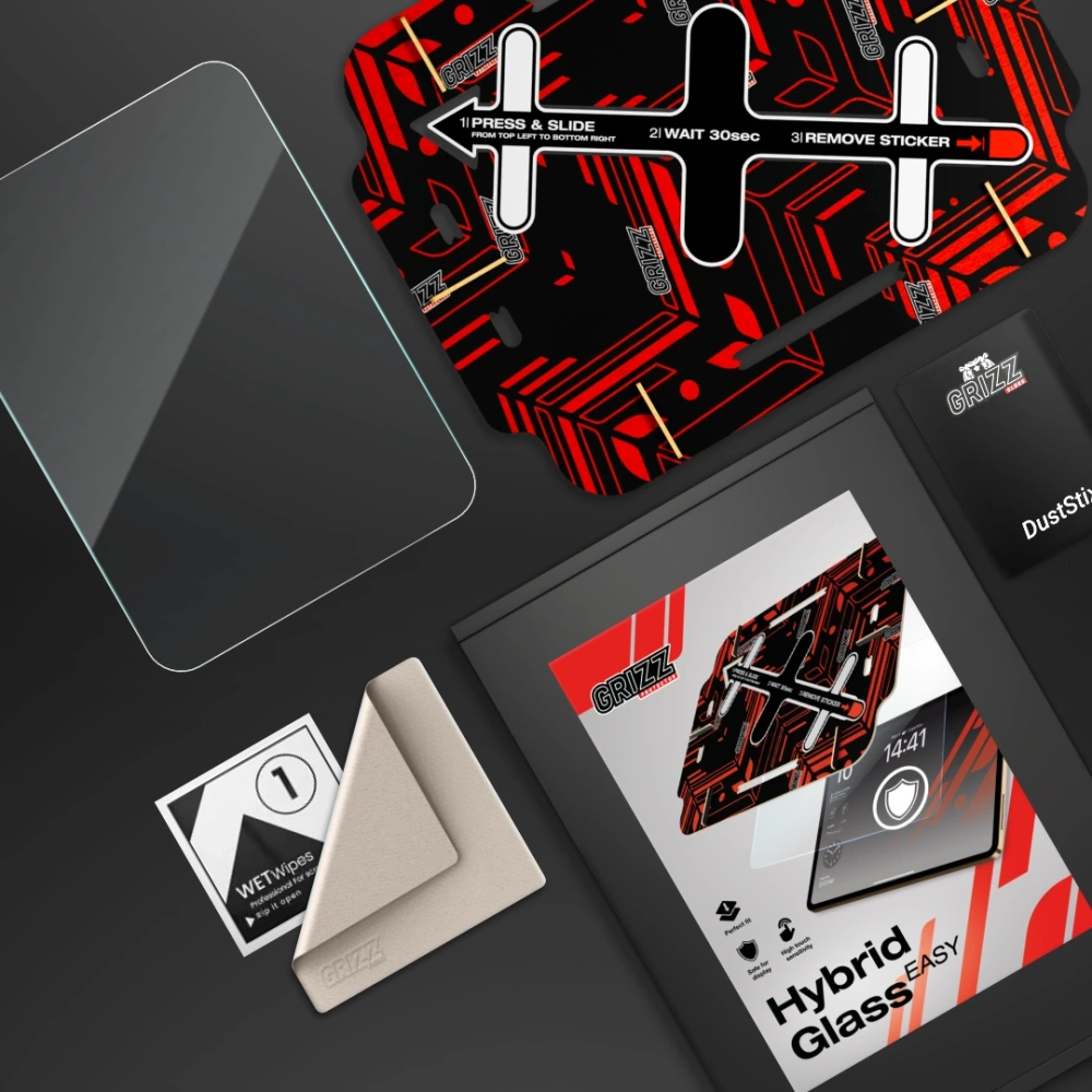 Szkło hybrydowe GrizzGlass HybridGlass Easy do Samsung Galaxy Tab S9 Plus - Galaxy Tab S9+ Plus - GrizzGlass