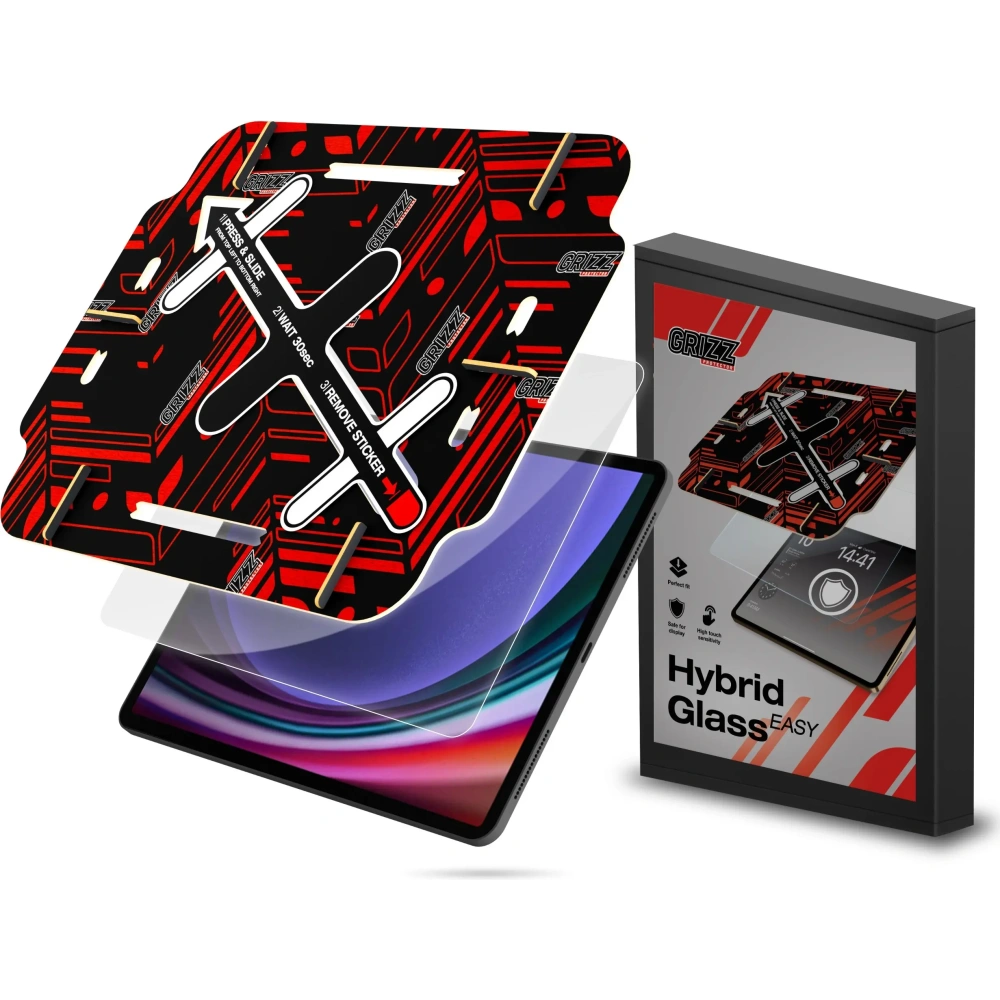 Szkło hybrydowe GrizzGlass HybridGlass Easy do Samsung Galaxy Tab S9 Ultra - Galaxy Tab S9 Ultra - GrizzGlass