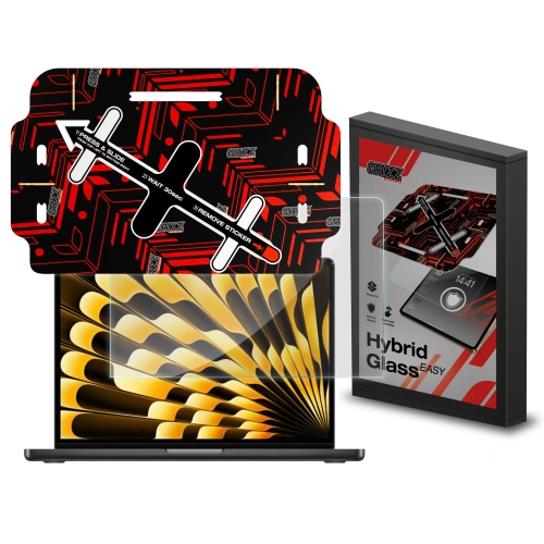 Kup Szkło hybrydowe GrizzGlass HybridGlass Easy do Apple MacBook Air 13" 2023 - GRZ11122 - {ean13} - Sklep Home Screen