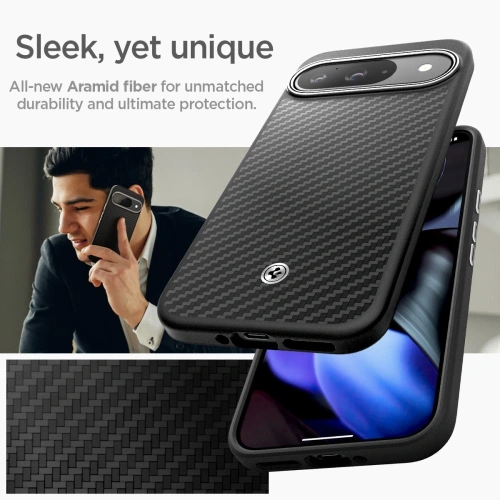 Kup Husă Spigen Enzo Aramid Google Pixel 9 Pro XL Matte Black - SPN3511 - {ean13} - Sklep Home Screen