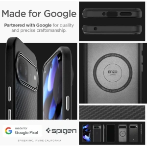 Kup Etui Spigen Enzo Aramid Google Pixel 9 Pro XL Matte Black - SPN3511 - {ean13} - Sklep Home Screen