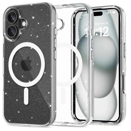 Buy Tech-protect Flexair Hybrid MagSafe Case for Apple iPhone 16 Glitter - THP3065 - {ean13} - Home Screen Store Europe