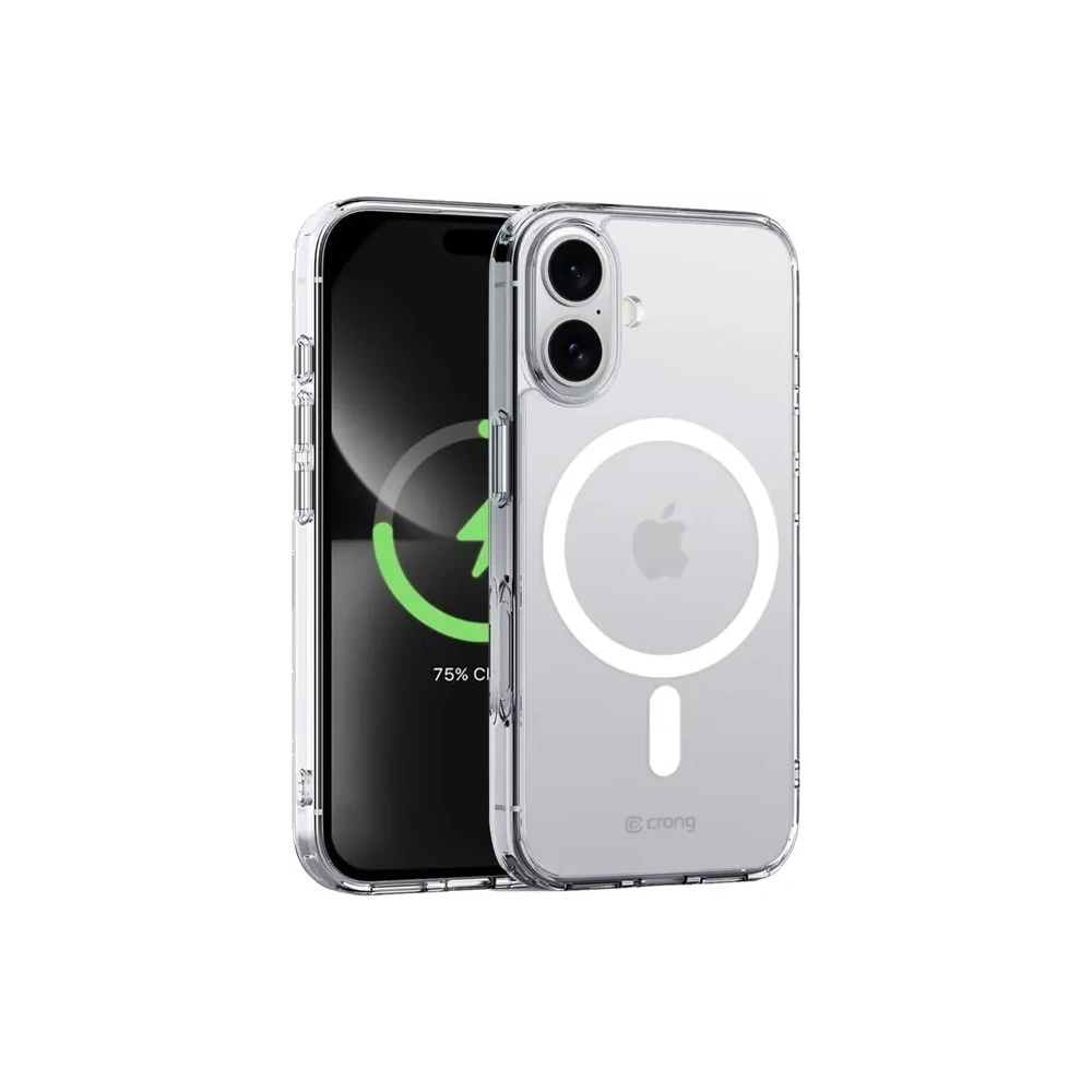 Etui Crong Clear MAG Cover Apple iPhone 16 Plus MagSafe (przezroczysty) - iPhone 16 Plus - Crong