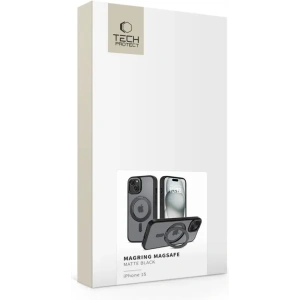 Buy Case Tech-Protect MagRing MagSafe Apple iPhone 15 Matte Black - THP3088 - {ean13} - Home Screen Store Europe