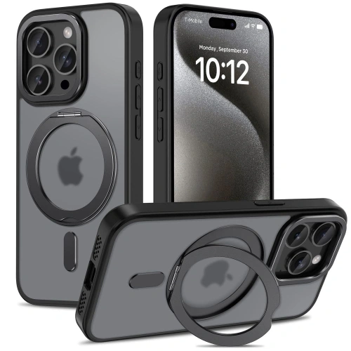 Kup Tech-Protect MagRing MagSafe Apple iPhone 15 Pro Matt Fekete - THP3089 - {ean13} - Sklep Home Screen