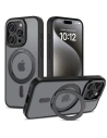 Etui Tech-Protect MagRing MagSafe Apple iPhone 15 Pro Matt Fekete - iPhone 15 Pro - Tech-Protect